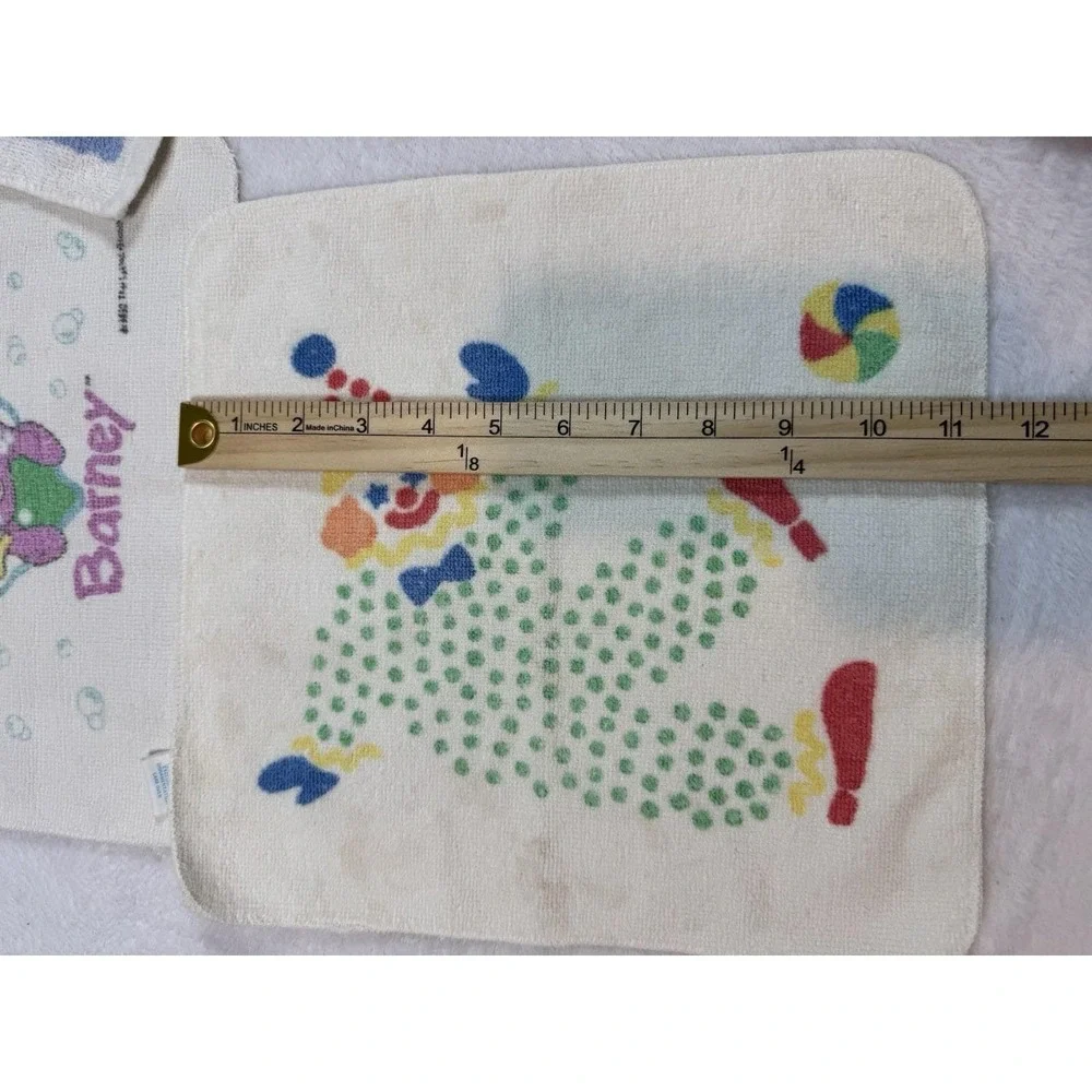 Vintage Wash Cloth Lot 90's American Girl‎ Teenage Mutant Ninja Turtles Barney